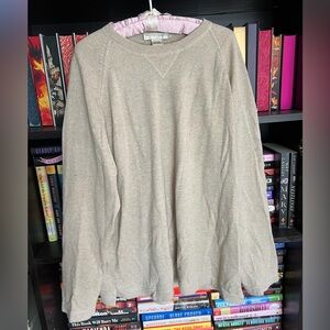 Vintage Saks Fifth Avenue Silk, Cashmere Crewneck Men’s Sweater - Size Large